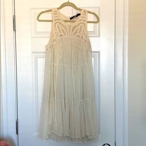 Zara Woman Crocheted Dress, Size M